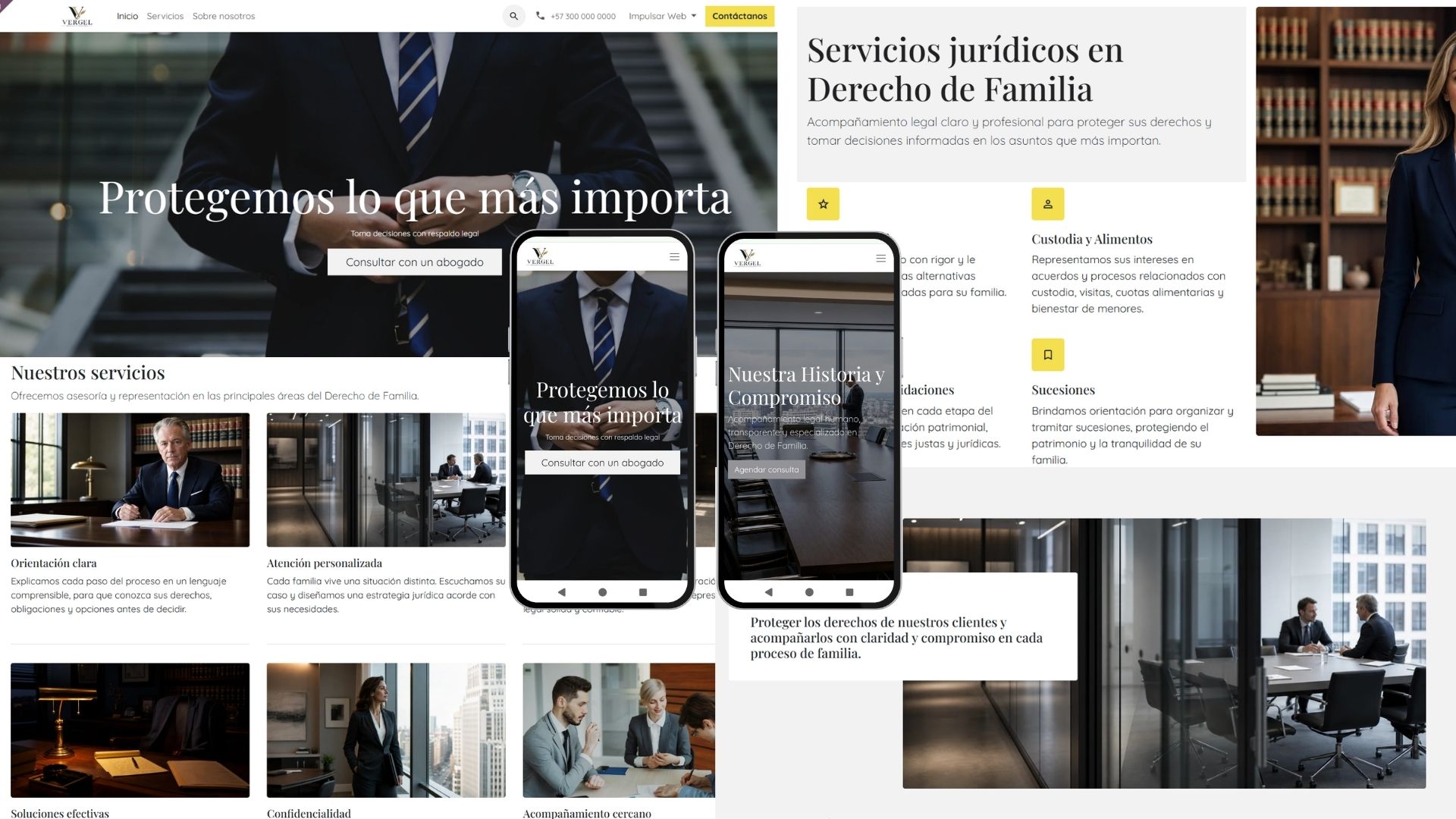 Diseño de página web Vergel Abogados